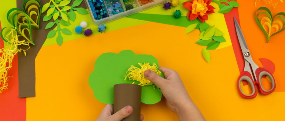 Warsztaty kreatywne dla dzieci 7+ wiosenny pejzaż
