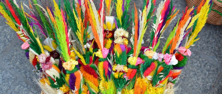 Warsztaty kreatywne dla seniorów - palma wielkanocna