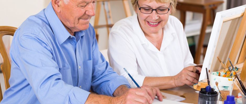 Warsztaty malarstwa dla seniorów - akrylowy pejzaż