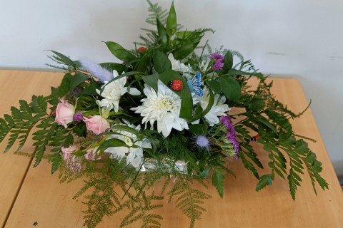 Warsztaty florystyczne dla seniorów - kompozycja na stół