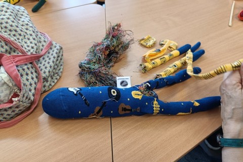 Charytatywna akcja szycia małpek