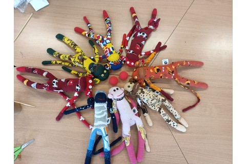 Charytatywna akcja szycia małpek