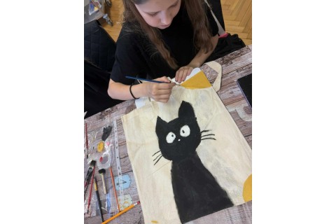 Warsztaty kreatywne dla dzieci 9+ Malowanie toreb eko