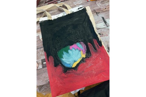 Warsztaty kreatywne dla dzieci 9+ Malowanie toreb eko