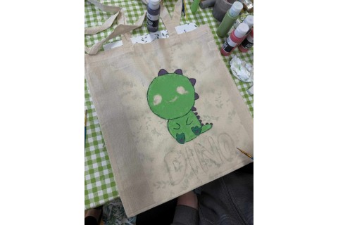 Warsztaty kreatywne dla dzieci 9+ Malowanie toreb eko