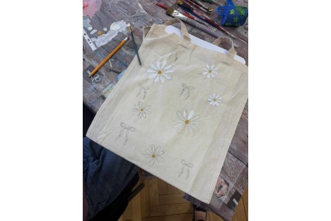 Warsztaty kreatywne dla dzieci 9+ Malowanie toreb eko