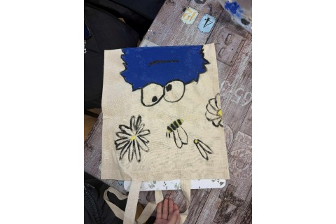 Warsztaty kreatywne dla dzieci 9+ Malowanie toreb eko