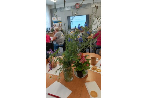 Warsztaty zielarskie dla seniorów -„Kwiaty, które karmią i leczą”