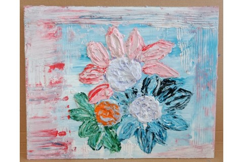 Warsztaty malarstwa dla seniorów - obrazy strukturalne