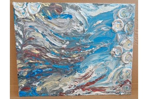 Warsztaty malarstwa dla seniorów - obrazy strukturalne