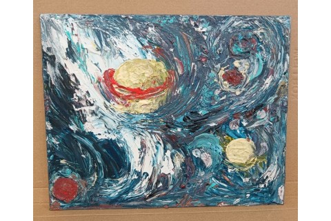 Warsztaty malarstwa dla seniorów - obrazy strukturalne