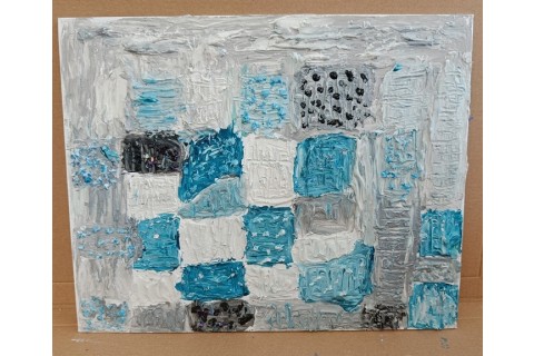 Warsztaty malarstwa dla seniorów - obrazy strukturalne