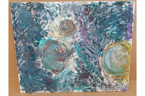 Warsztaty malarstwa dla seniorów - obrazy strukturalne