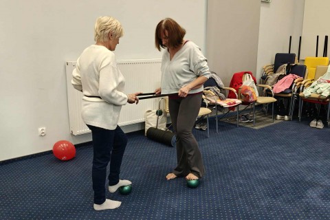 Trening medyczny stóp dla seniorów