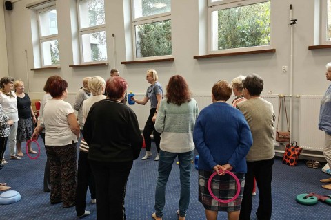 Trening medyczny stóp dla seniorów