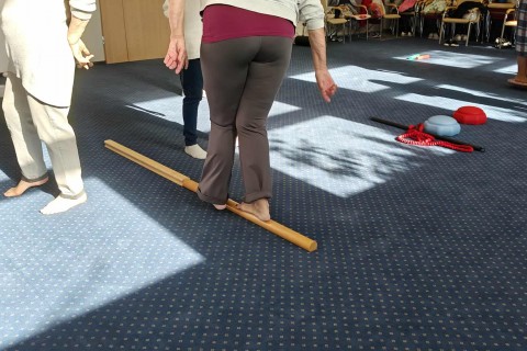 Trening medyczny stóp dla seniorów