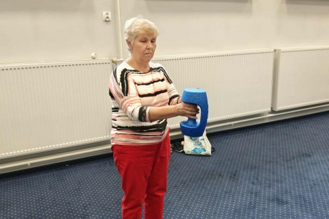 Trening medyczny stóp dla seniorów