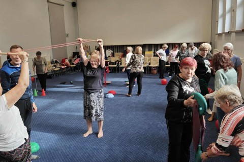 Trening medyczny stóp dla seniorów