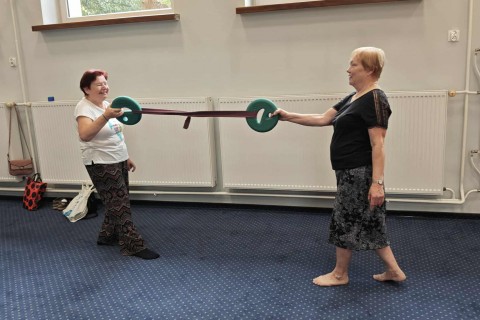 Trening medyczny stóp dla seniorów