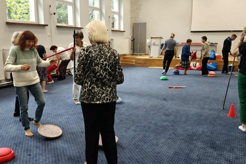 Trening medyczny stóp dla seniorów