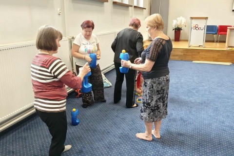 Trening medyczny stóp dla seniorów