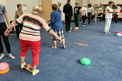 Trening medyczny stóp dla seniorów