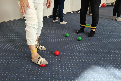 Trening medyczny stóp dla seniorów