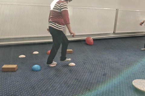 Trening medyczny stóp dla seniorów