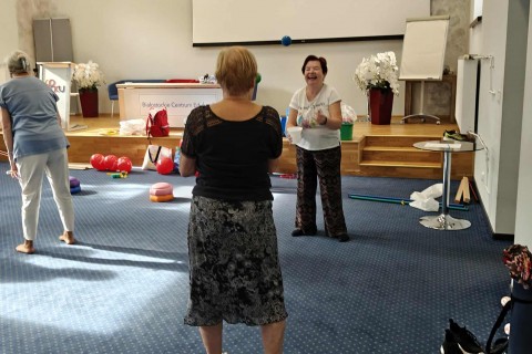 Trening medyczny stóp dla seniorów