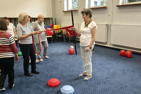 Trening medyczny stóp dla seniorów