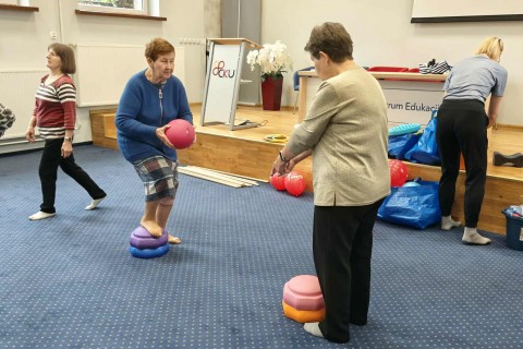 Trening medyczny stóp dla seniorów