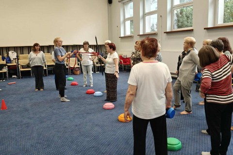 Trening medyczny stóp dla seniorów
