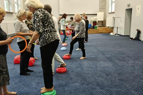 Trening medyczny stóp dla seniorów