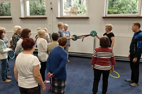 Trening medyczny stóp dla seniorów
