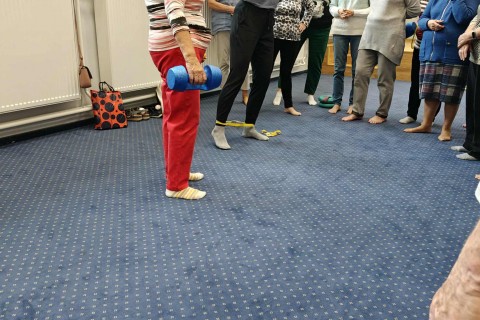 Trening medyczny stóp dla seniorów