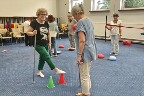 Trening medyczny stóp dla seniorów