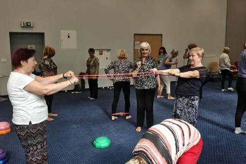Trening medyczny stóp dla seniorów