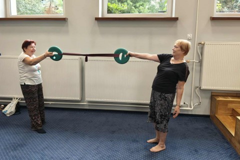 Trening medyczny stóp dla seniorów