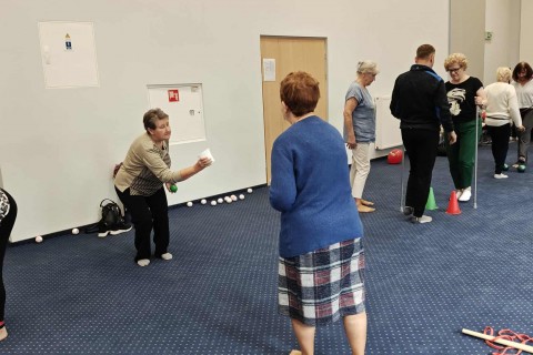 Trening medyczny stóp dla seniorów