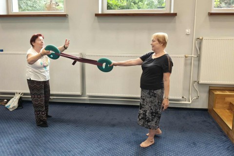 Trening medyczny stóp dla seniorów