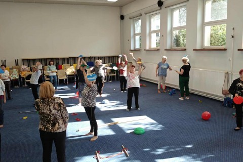 Trening medyczny stóp dla seniorów