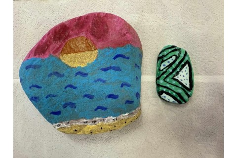 Warsztaty kreatywne dla dzieci 8+ lat - malowanie na kamieniach