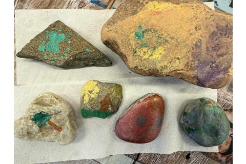 Warsztaty kreatywne dla dzieci 8+ lat - malowanie na kamieniach