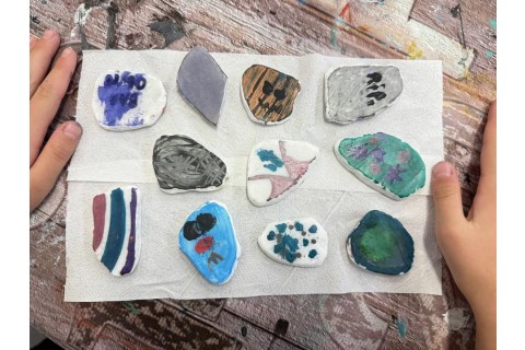 Warsztaty kreatywne dla dzieci 8+ lat - malowanie na kamieniach