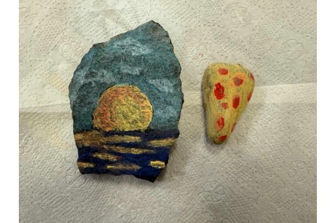 Warsztaty kreatywne dla dzieci 8+ lat - malowanie na kamieniach