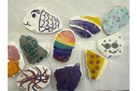 Warsztaty kreatywne dla dzieci 8+ lat - malowanie na kamieniach