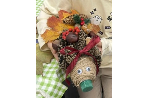 Zajęcia kreatywne Jesienne jeże 