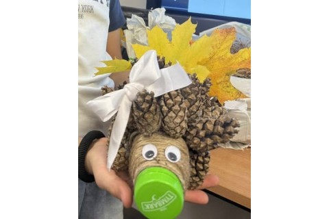 Zajęcia kreatywne Jesienne jeże 