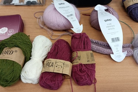 Warsztaty robienia na drutach dla Seniorów