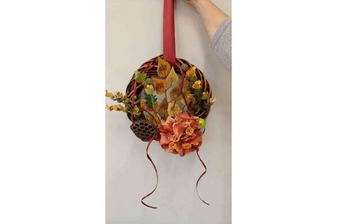 Warsztaty dla seniorów - Jesienne wianki